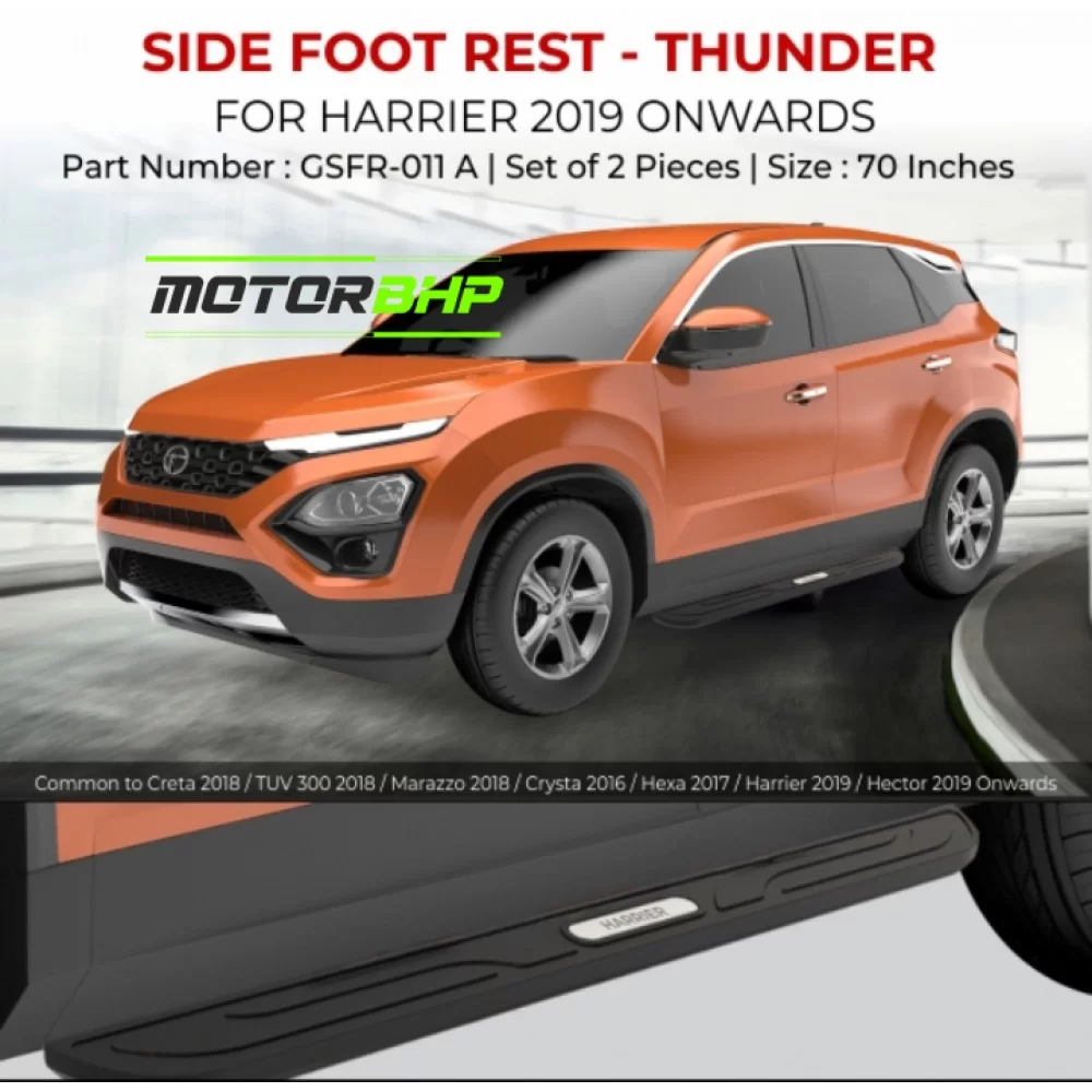 Tata harrier side clearance step price